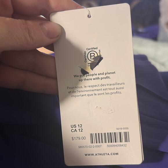 NWT Athleta Glacier snow ski skinny pants in Purple, 12 - Picture 15 of 15